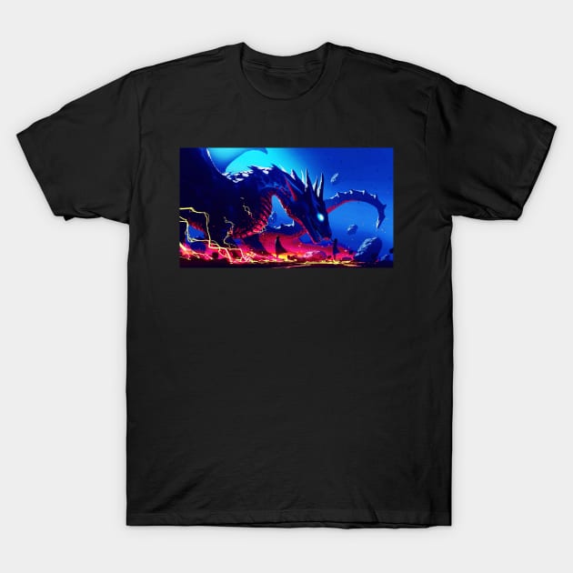 The Friendly Dragon T-Shirt by Naturestory